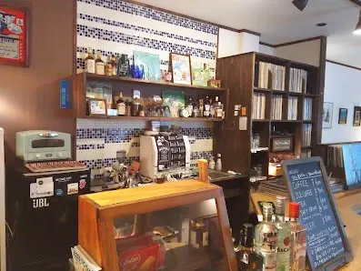 Coffeeshop In Youth Hostel Wanihama Sienen Kaikan ユースホステル和邇浜⻘年会館内コーヒーショップ 공간 사진 1